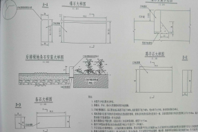 高速公路路側石模具安裝使用設計圖